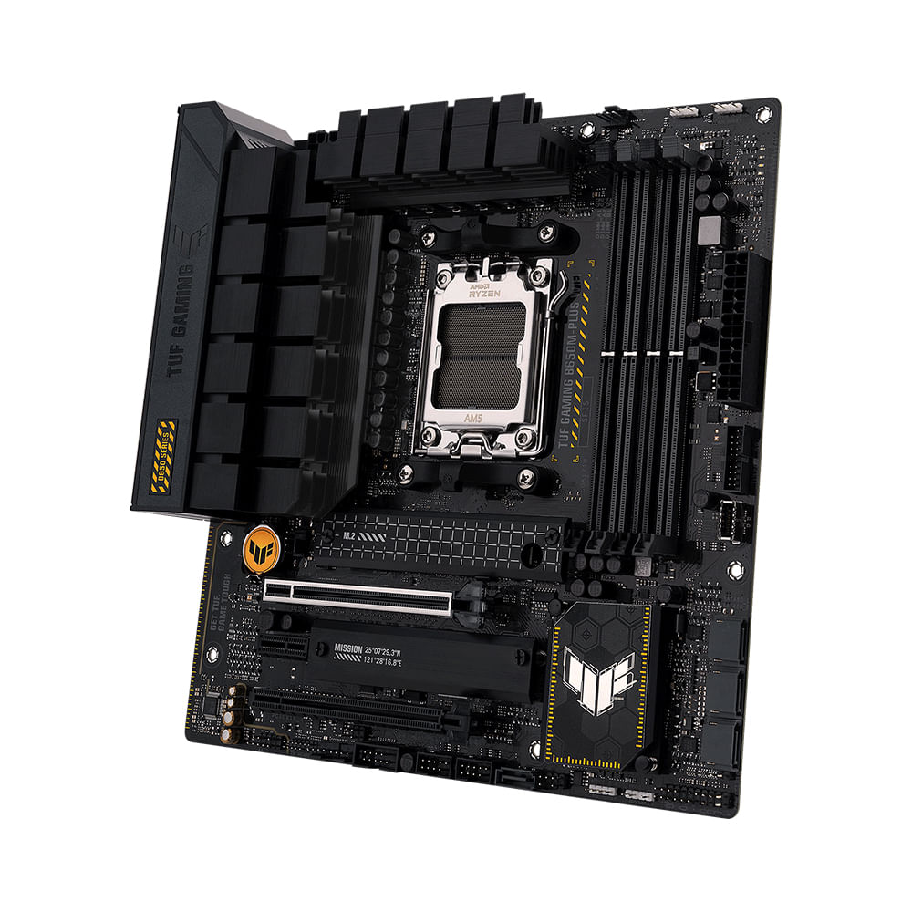 ASUS TUF Gaming B650MPlus WIFI Placa Base Micro ATX AMD B650 Socket AM5 con Conectividad Inalámbri