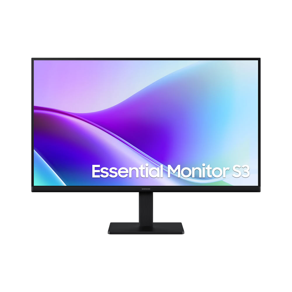Monitor Samsung Essential S3 27 FHD HDMI 120Hz 5ms Ganancia de Tiempo de Respuesta Negra