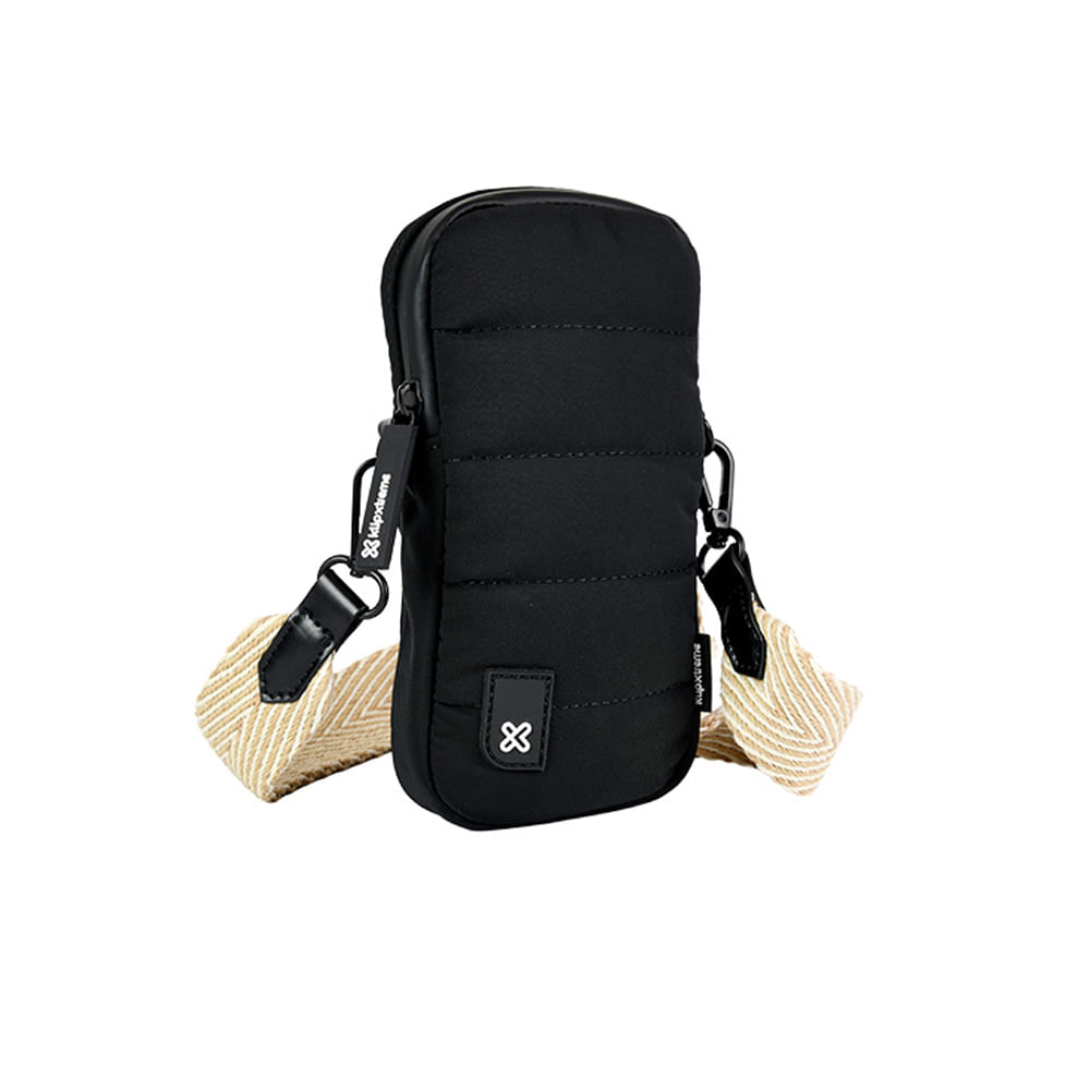 Klip Xtreme KCB450 Shoulder Bag Black Beige Water Repellent  para Tecnología