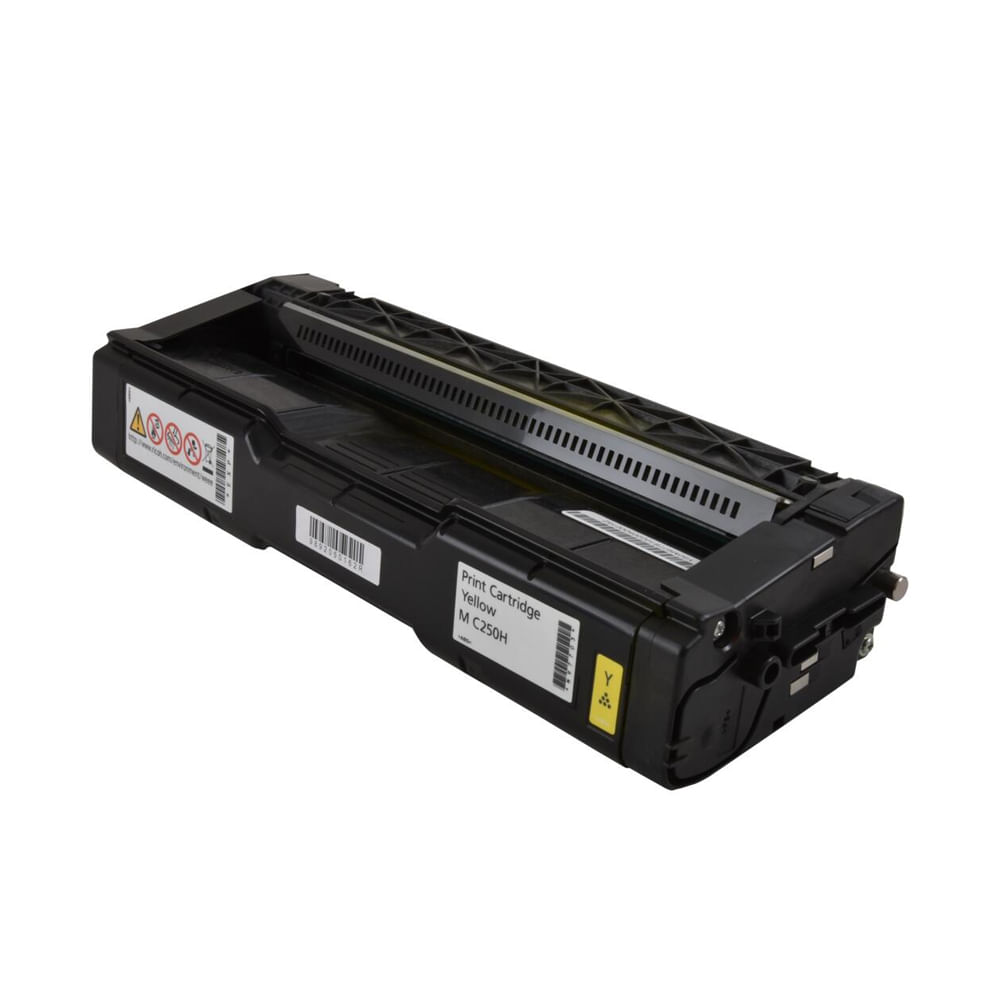 Toner Ricoh Amarillo MC250H MC251 PC311 408339 6300 Páginas Compatible Alta Capacidad