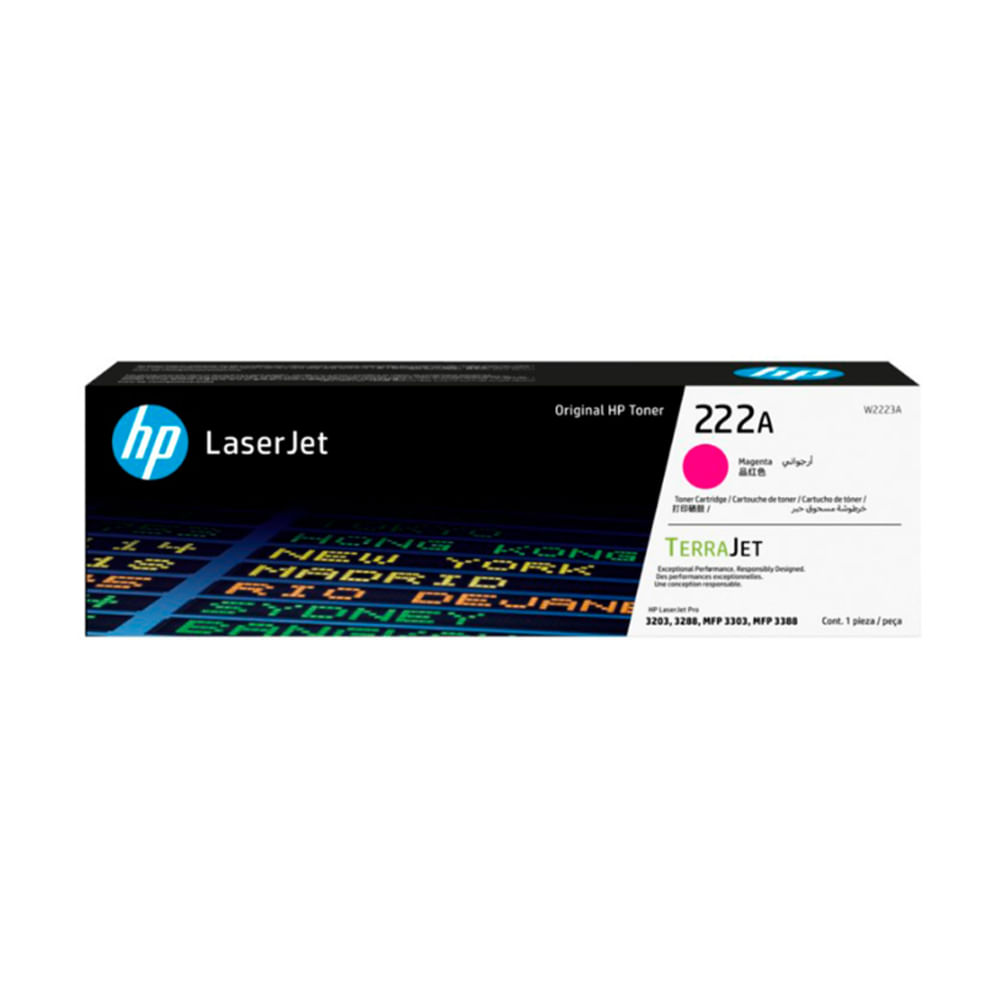 Tóner HP W2223A Magenta para LaserJet M3303 - 1,200 páginas de impresión a alta calidad
