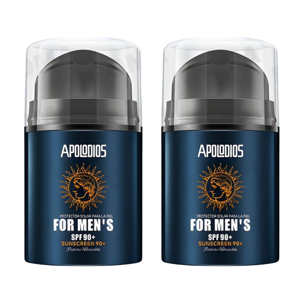 PACK 2 PROTECTOR SOLAR FOR MEN SPF90+ 50G APOLODIOS