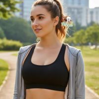 Top bividi sosten Deportivo uso diario con push up removible microfibra