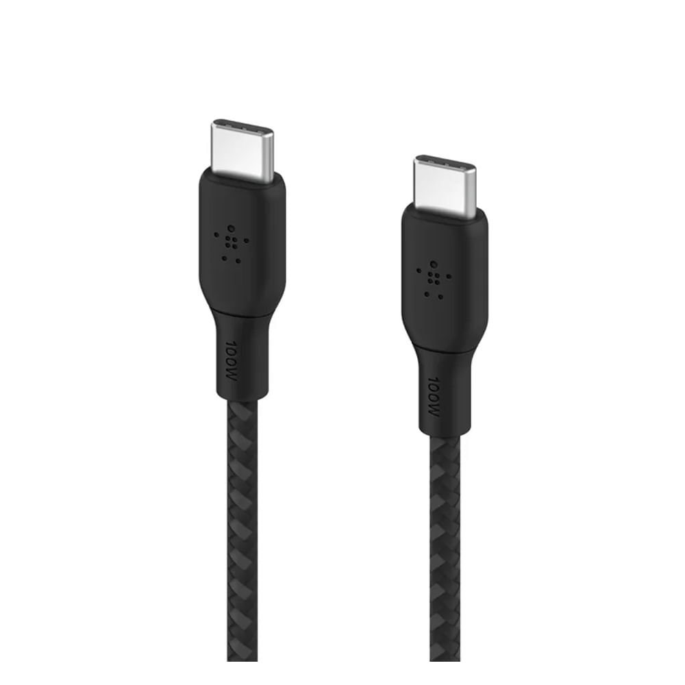 Cable USB-C Belkin BoostCharge de 2 m conexión rápida y segura 24 pin M a USB-C M - Negro