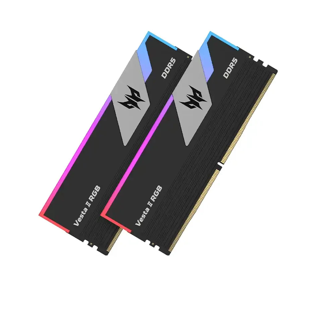 Memoria RAM Acer Predator Vesta II 32GB 6000 MT/s Dual Channel Compatibilidad ASUS Aura Sync