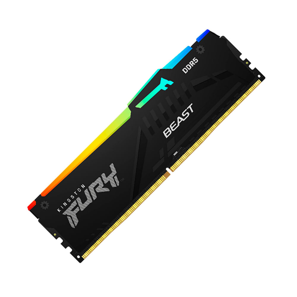 Memoria Kingston Fury Beast 32GB DDR5-6000MT/s velocidad 1.35V