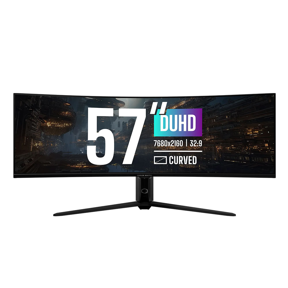 Monitor Gaming Cooler Master 57"" DUHD 120Hz 1000R VA Velocidad