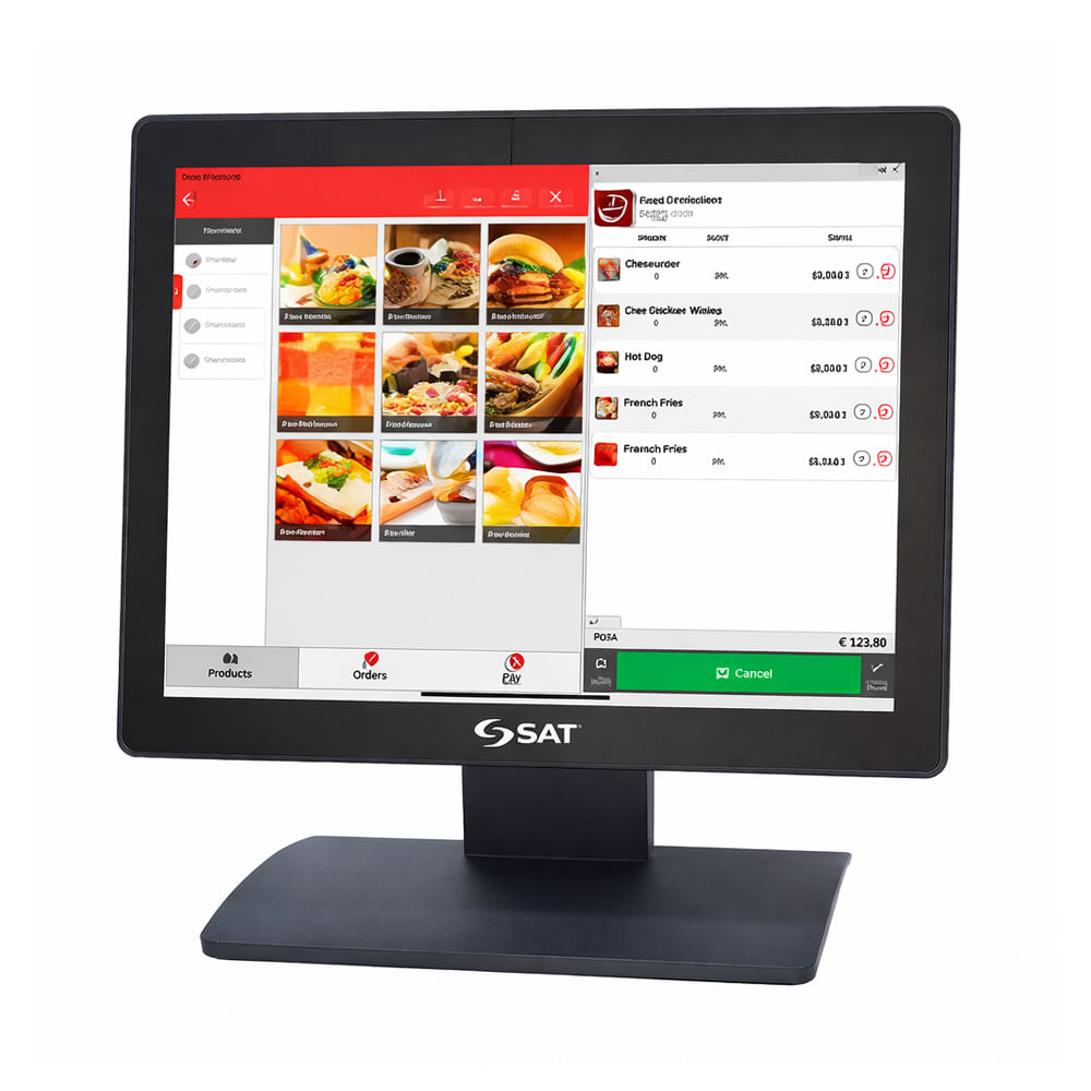 Monitor Touch SAT 1054FPH 15 Capacitivo  HDMI VGA