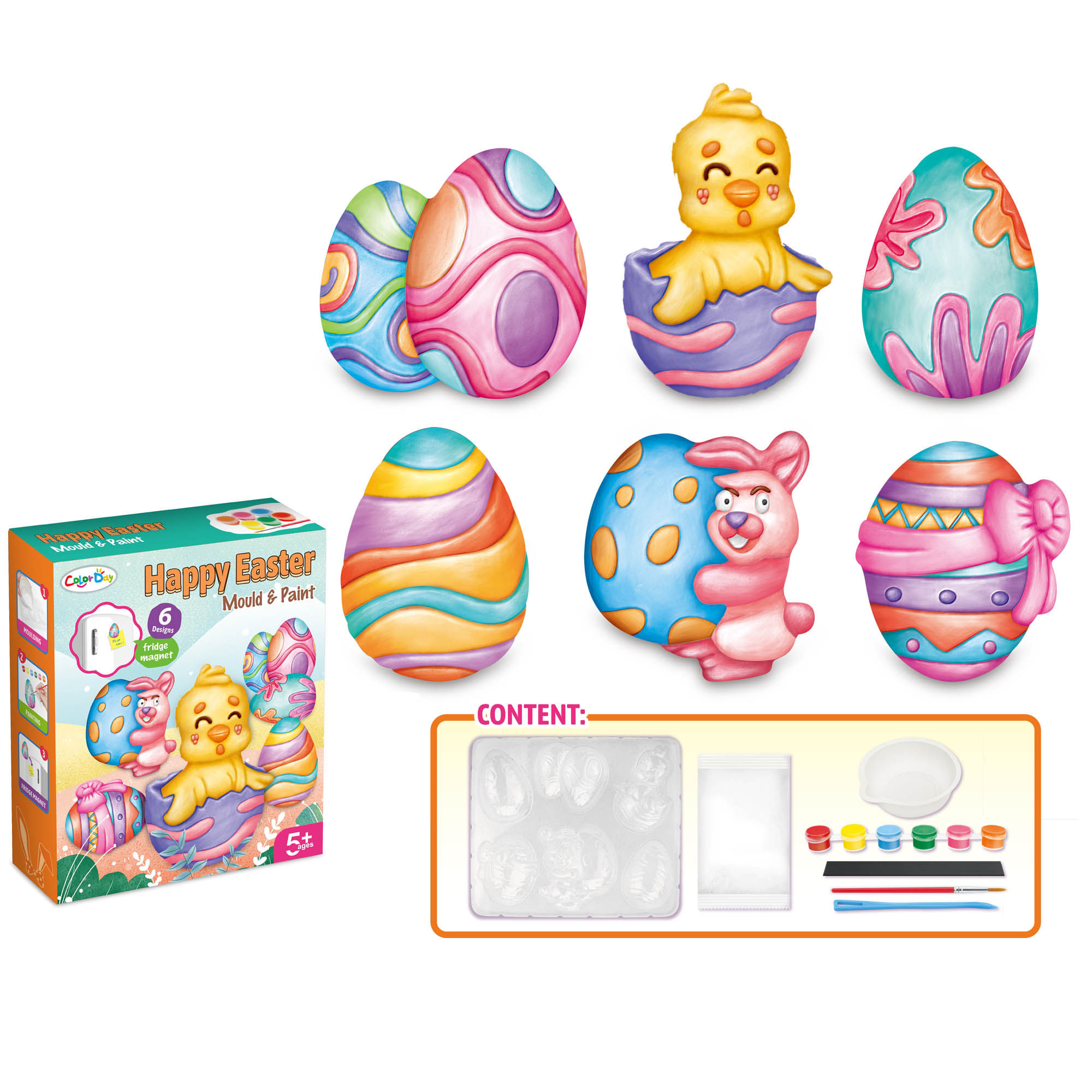 Set Manualidades HUAYUAN Huevo de Pascua Moult & Paint