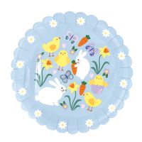 Pack 8 Platos Conejo de Pascua CLASS&WORK