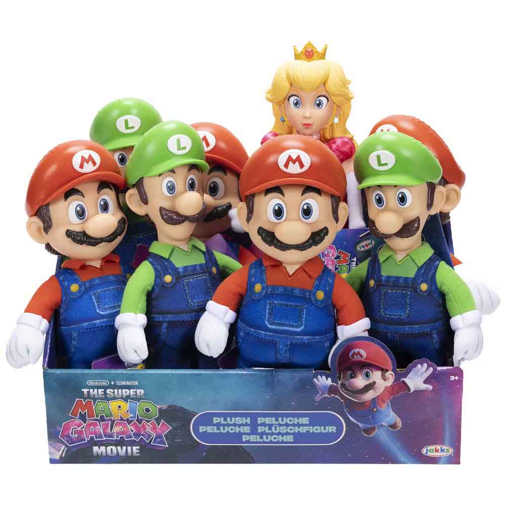 Peluche SUPER MARIO GALAXY 23cm (Modelos Aleatorios)