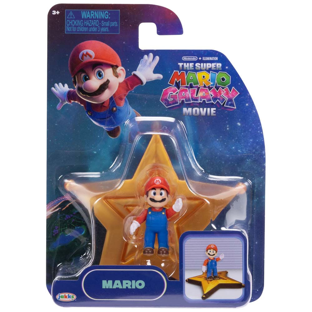Mini Figura SUPER MARIO GALAXY 4cm (Modelos Aleatorios)