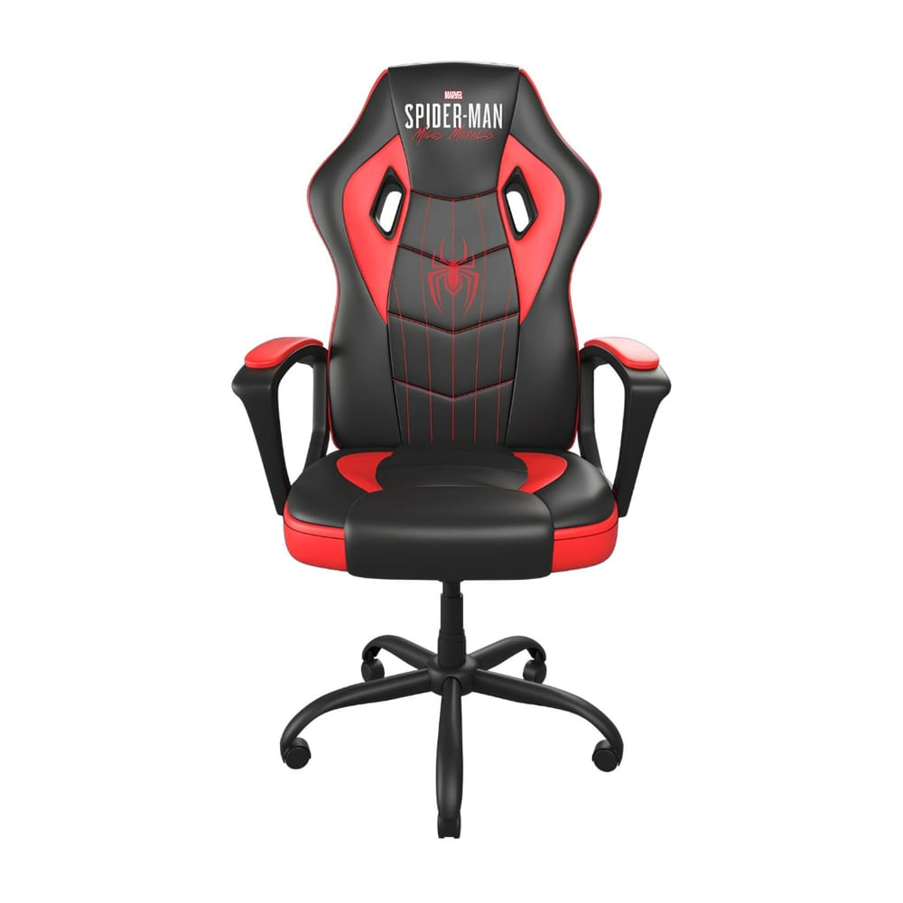 Silla Gamer Xtech XTF-MC100SM ergonómica reclinable color negro rojo