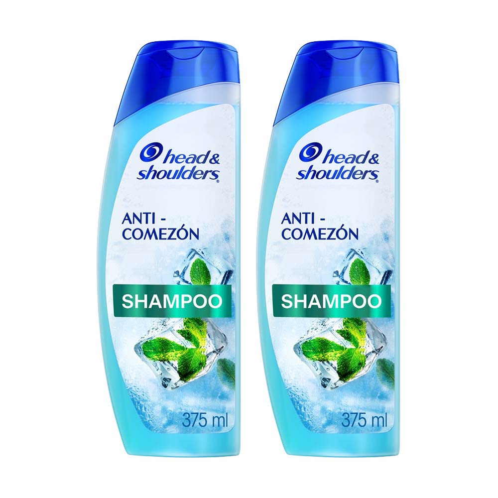 Pack Shampoo Head & Shoulders Anti-Comezón Frasco 375ml x 2un