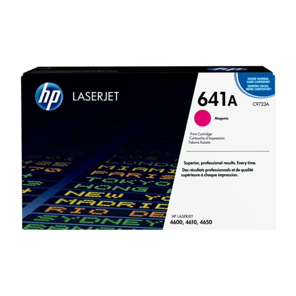 Cartucho de tóner HP 641A Magenta para LaserJet 4600 4610 4650