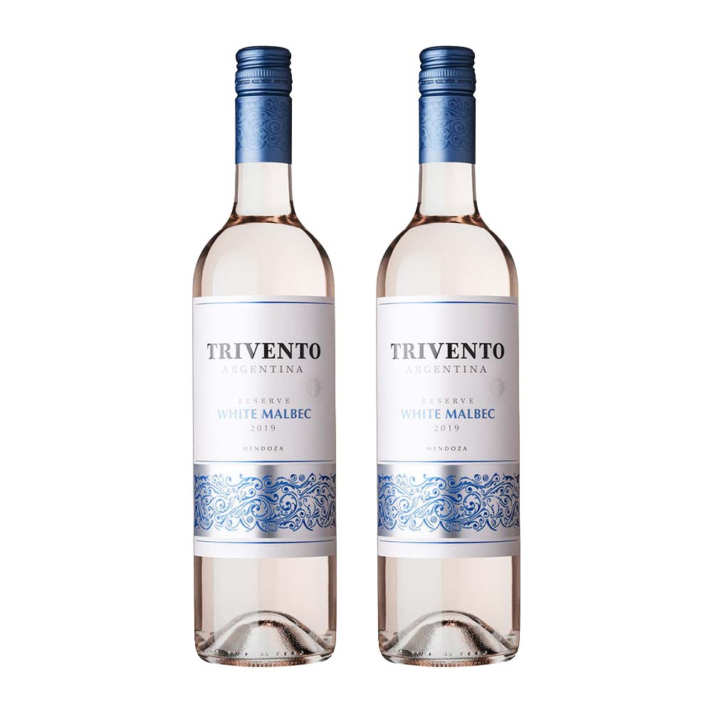 Pack Vino Blanco TRIVENTO Reserva White Malbec Botella 750ml x 2un