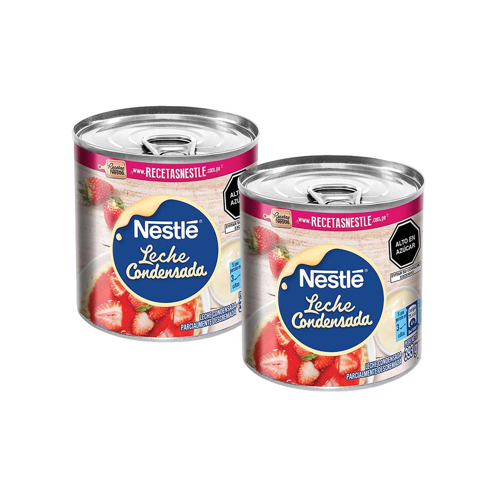 Pack Leche Condensada NESTLÉ Lata 393g x 2un