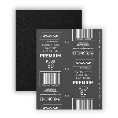 Lija de Fierro K388 Norton 228x280mm G80