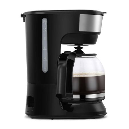 Cafetera Holstein HH09101014SS de 12 Tazas con Filtro de Cono Extraíble