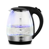 Hervidor Eléctrico de Vidrio Holstein HH09101013B 1.8 litros