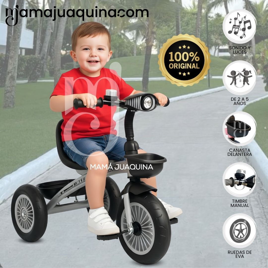 Triciclo Chavito Musical TRIKE Gray