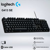 TECLADO GAME G413 SE MECANICO PBT SWITCH TACTIL ALTA CALIDAD LUZ BLANC