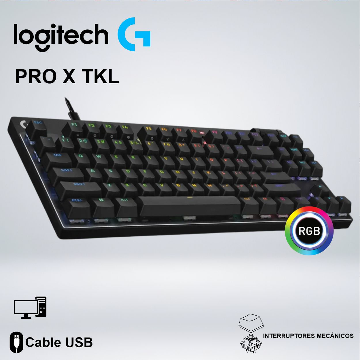 TECLADO GAME PRO X TKL RAPID SWITCH MAGNETICOS ANÁLOGOS USB-C RGB