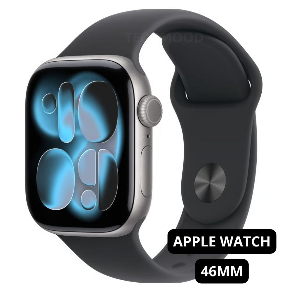 Apple Watch Series 11 Space Gray Aluminio GPS 46mm con Sport Band