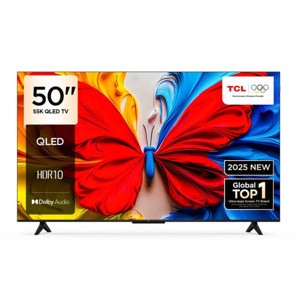 Televisor TCL 50" QLED FHD Smart Google TV 50S5K Año 2025