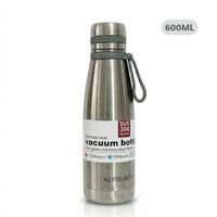 Termo Tomatodo De 600 ML Acero Inoxidable Color Plateado