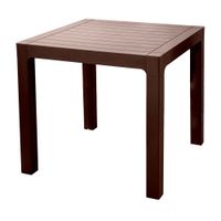 Mesa de Terraza Roble Tipo Madera 80x80cm