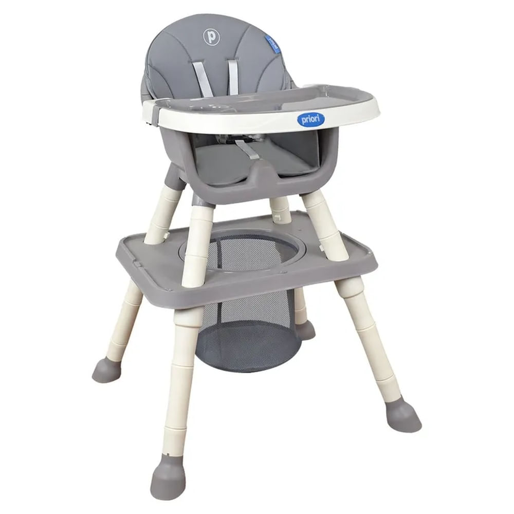 Silla De Comer Para Bebé 3 en 1 Priori Golden Gris