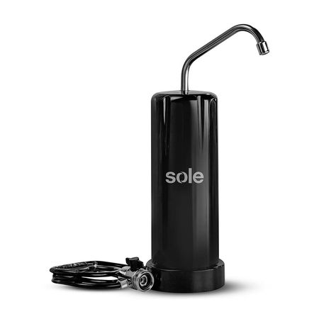 Purificador de Agua Sole Prime Sobre Lavadero 1.9L/min Negro - 5 años