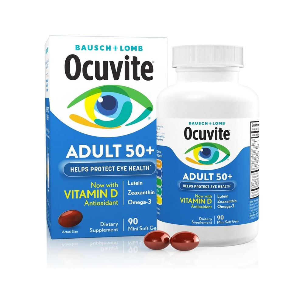 Ocuvite Bausch  Lomb Vitaminas Para Ojos Luteína Omega Zeaxantina