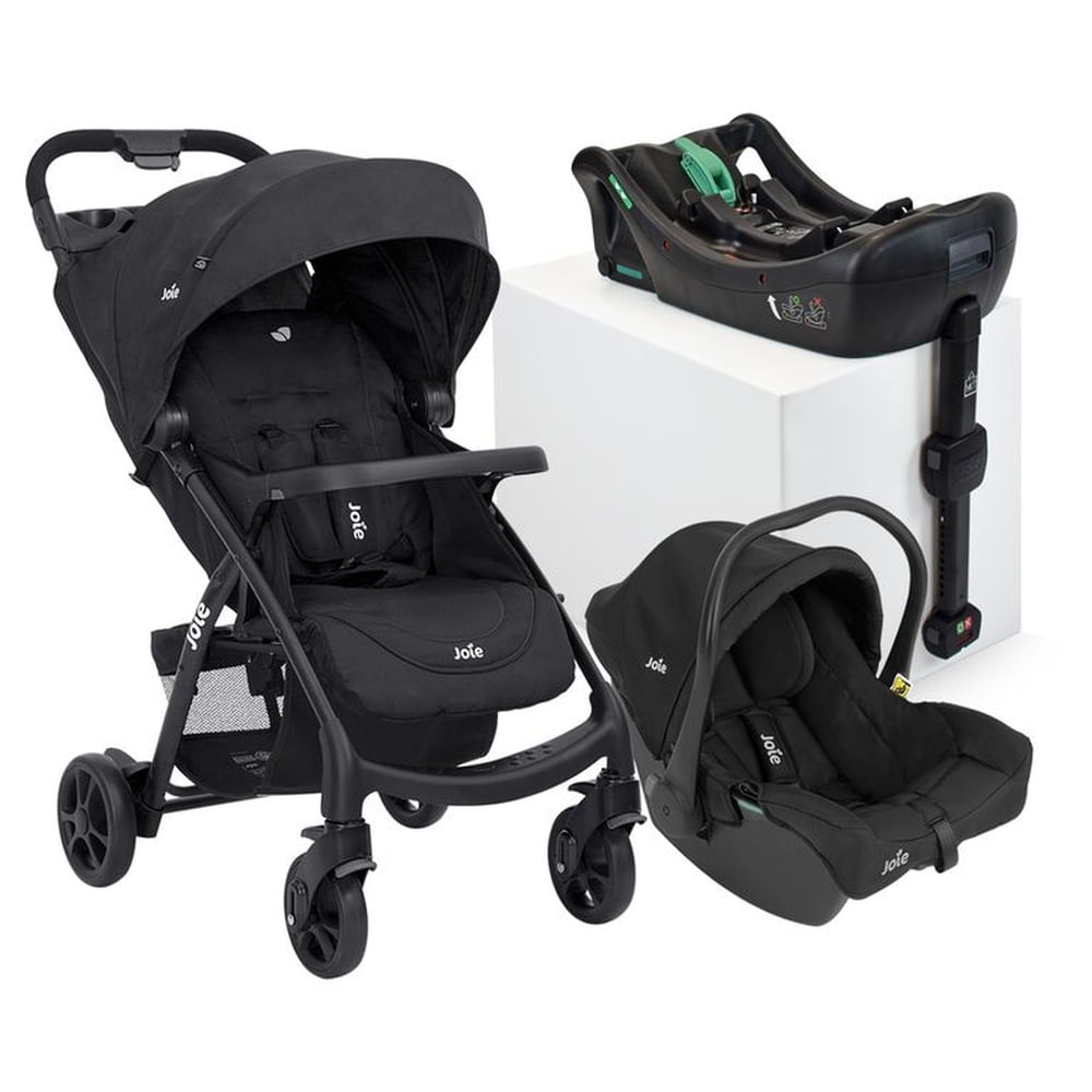 Coche Para Bebé Joie Muze TS & Base Coal