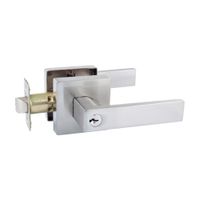 Manija de Acero Werken Modelo Dormitorio Cuadrado Plata