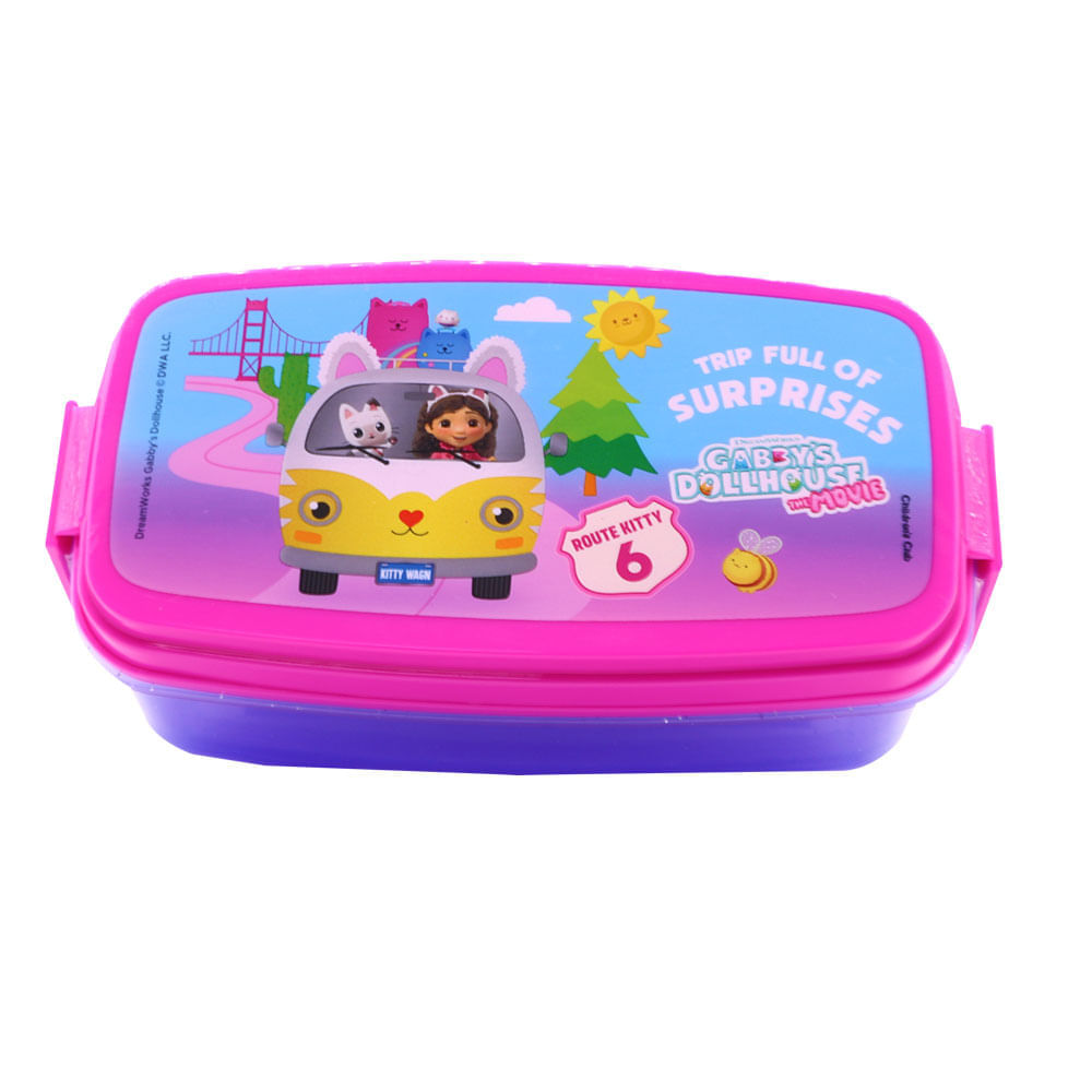 Tupper Polipropileno Dos Niveles Gabby'S Dollhouse Movie 510 Ml