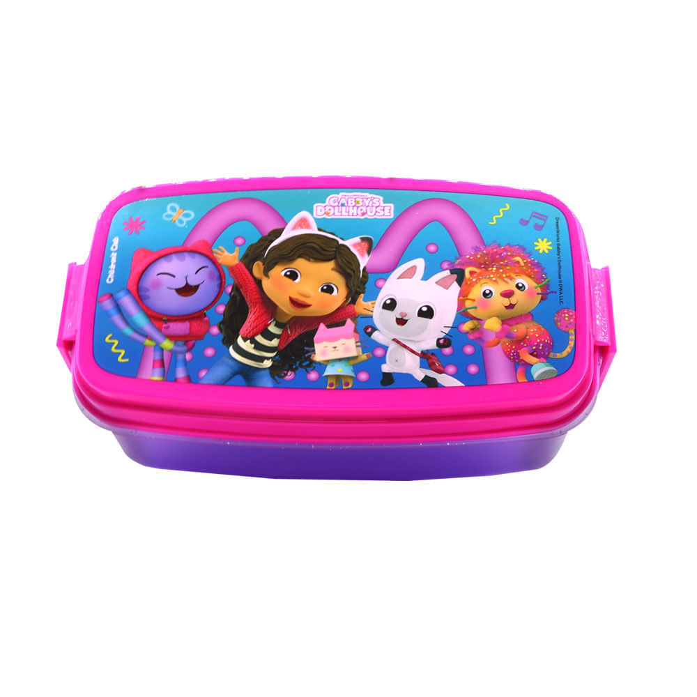 Tupper Polipropileno Dos Niveles Gabby'S Dollhouse 510 Ml