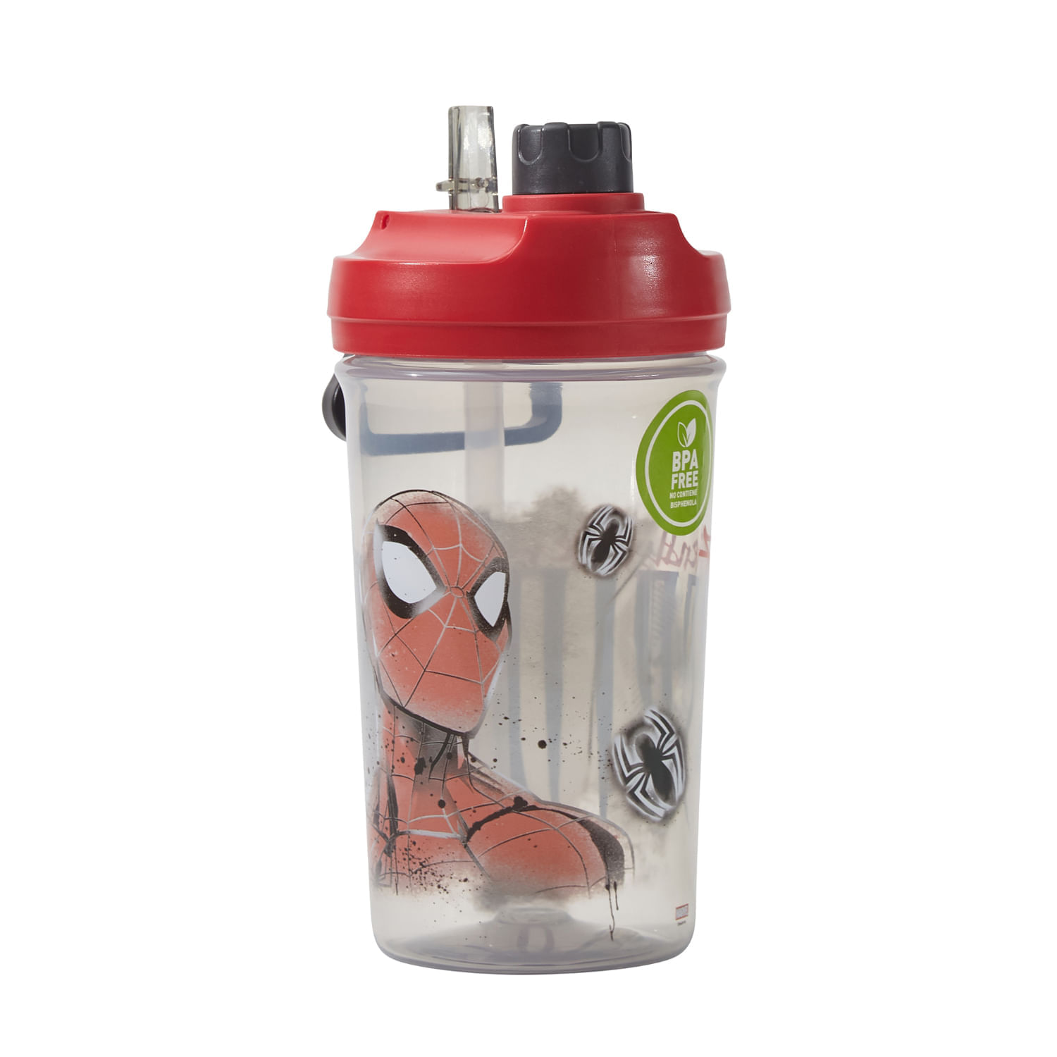 Tomatodo Doble Lid Disney Spiderman Rojo