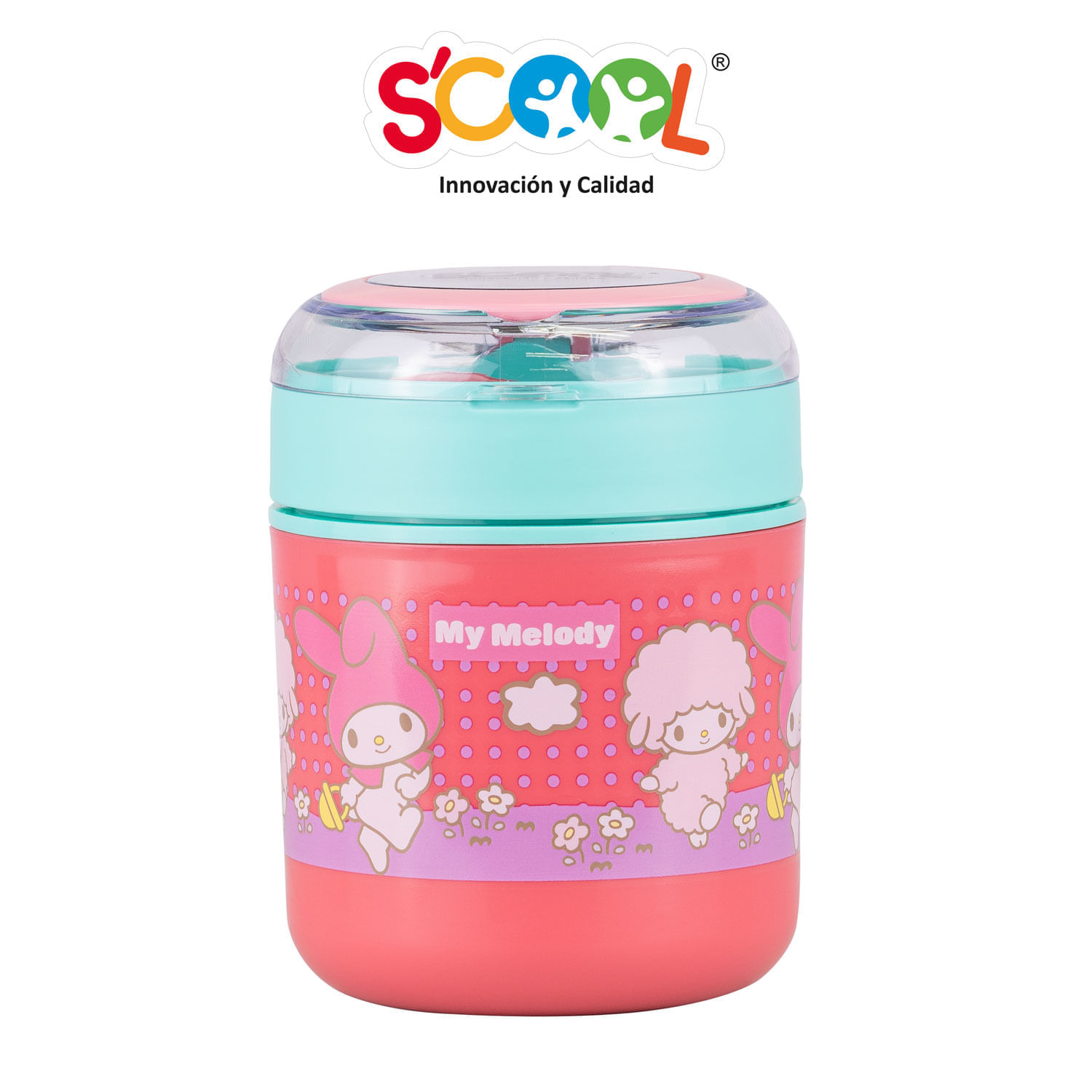 Termo De Comida Poliuretano Con Cubierto My Melody 530 Ml