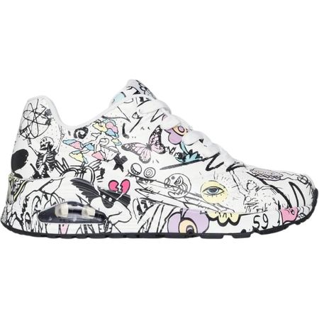 ZAPATILLA SKECHERS UNO PROCESS SKETCH Blanco para Niña 6.5