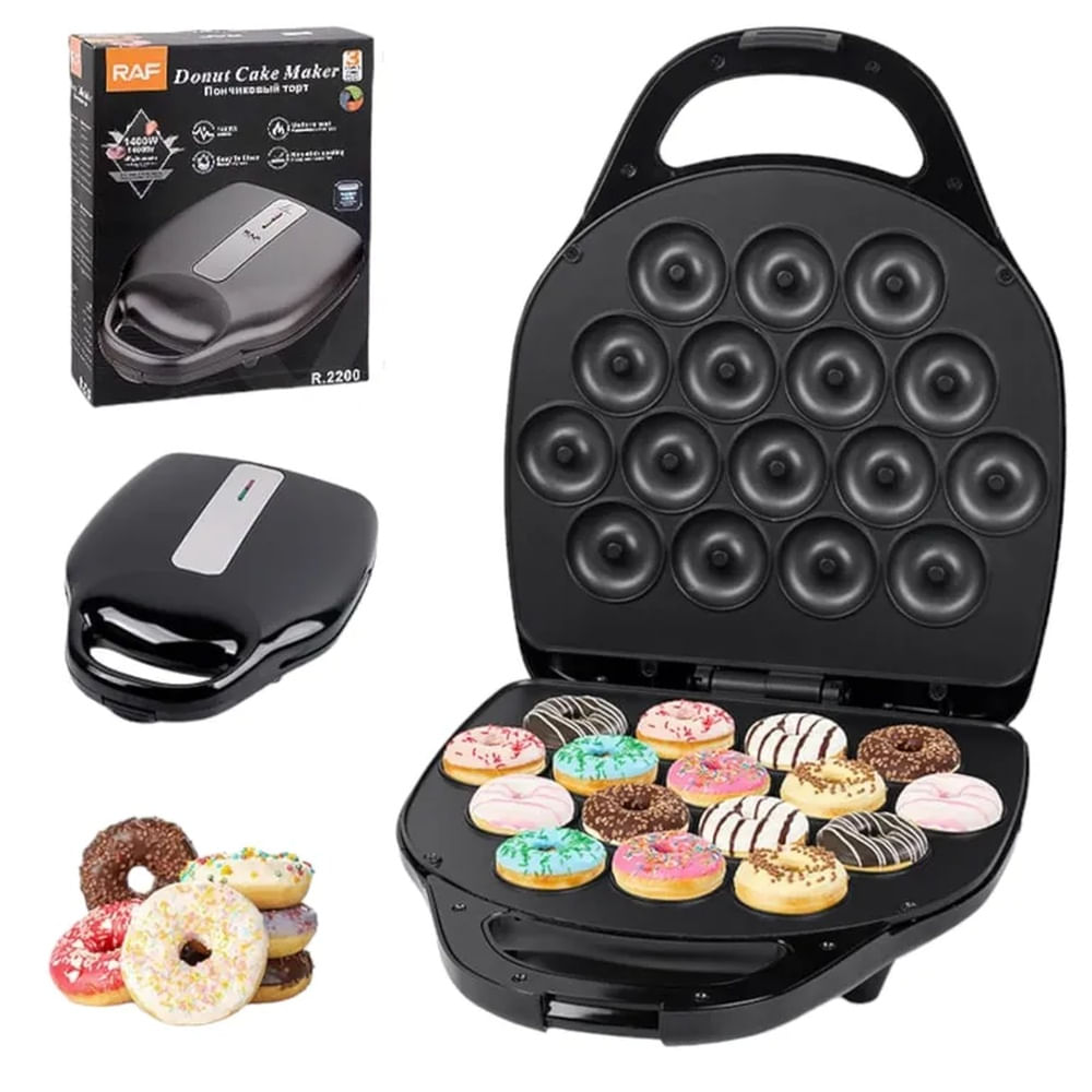 Maquina De Donas Antiadherente De 16 Donas A La Vez en forma de corazon