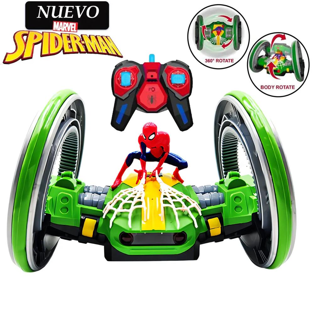 Juguete Carro Teledirigido de SPIDER-MAN Acrobático con Control