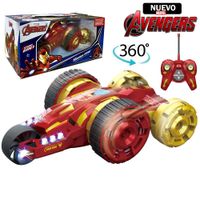 Juguete Carro Teledirigido de Marvel Iron Man Acrobático con Control
