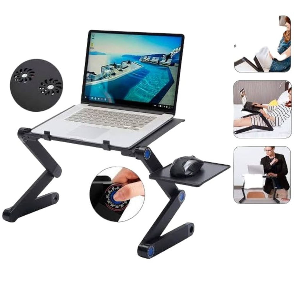 MESA DE ESCRITORIO GRADUABLE PARA LAPTOP MACBOOK CON BASE T8
