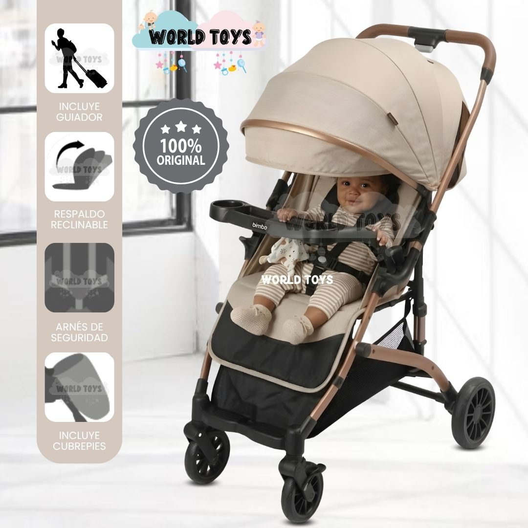 Coche Maleta de Paseo DASHI Mango Reversible Beige