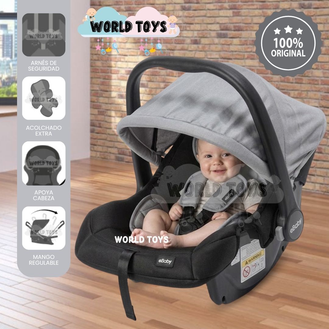 Portabebé de Lujo REMI Mango Regulable Gray