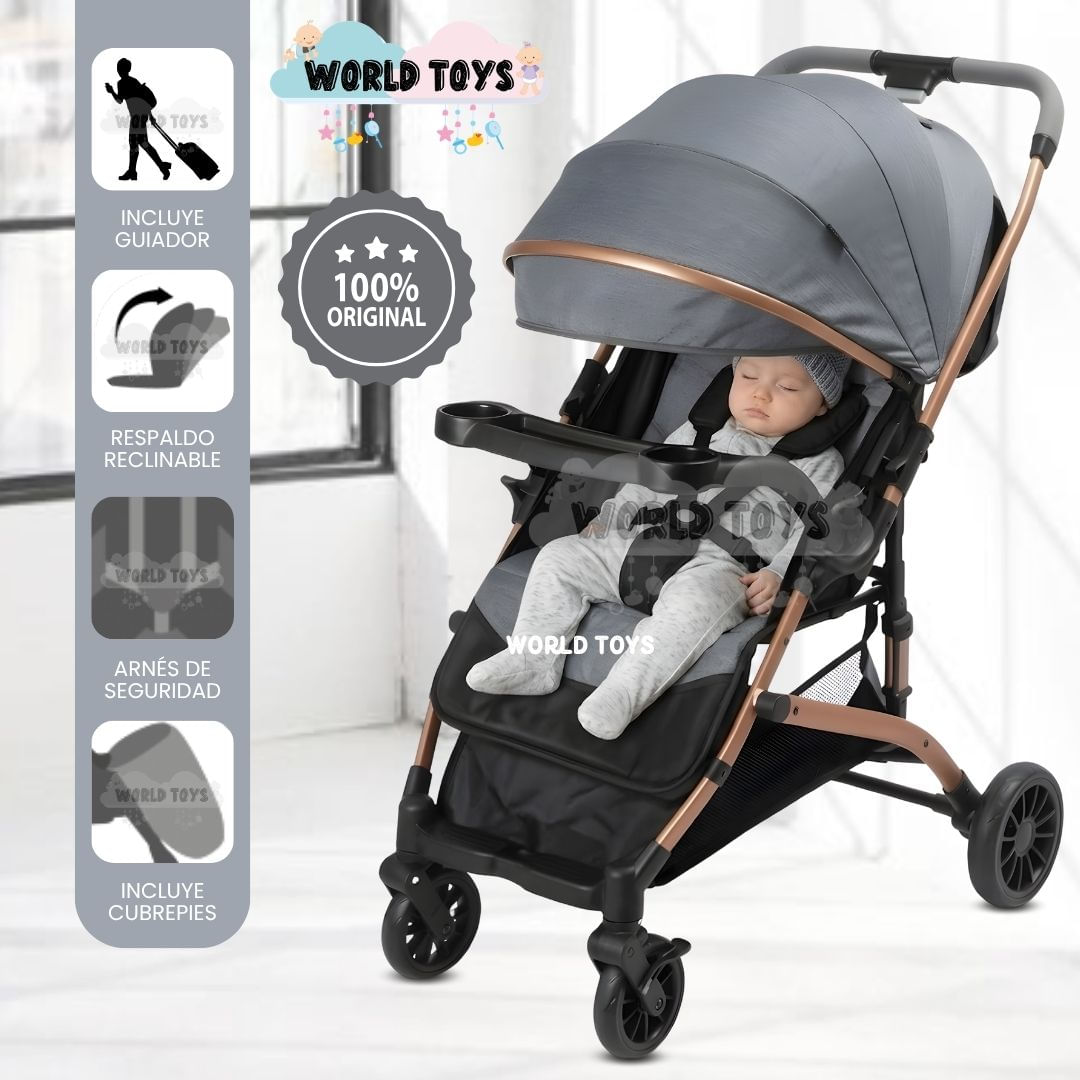 Coche Maleta de Paseo DASHI Mango Reversible Gray
