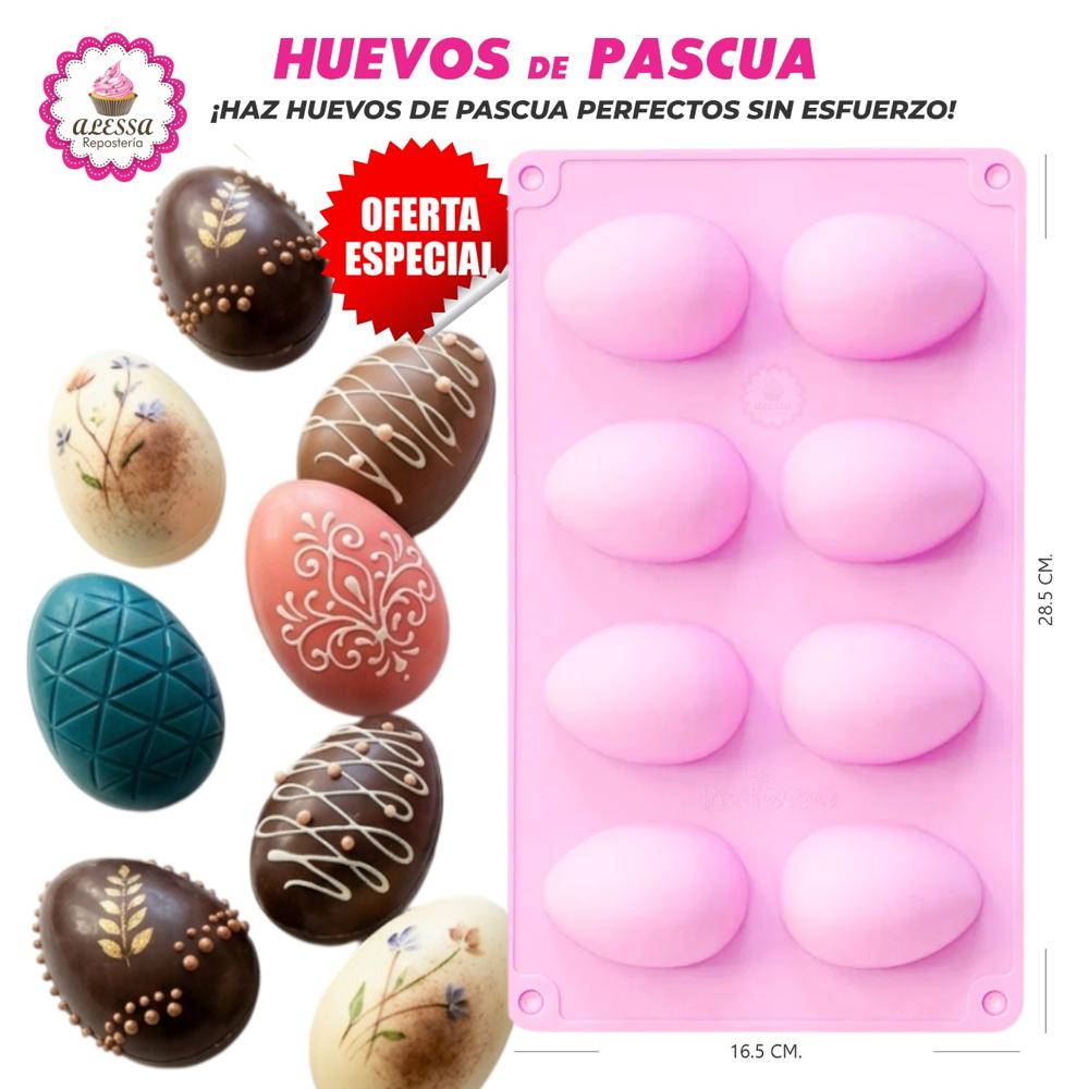 Molde de Silicona de Huevos de Pascua para Repostería