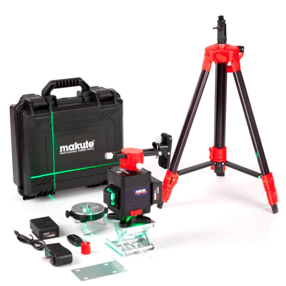 Nivel laser 12 lineas con tripode y maletin Makute LL2212